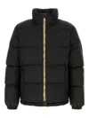 Burberry Men Snowdown Down Jacket With Checked Profile In Black