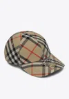Burberry Baseball Cap Check Pattern With Ekd