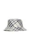 BURBERRY BURBERRY VINTAGE CHECK EQUESTRIAN KNIGHT MOTIF BUCKET HAT