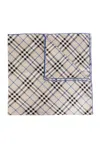 Burberry Vintage Check Silk Scarf In Neutrals