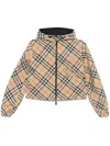 Burberry Polyester Jackets In Brown