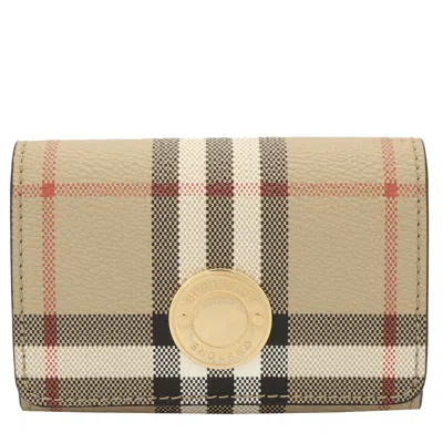 Burberry Vintage Check Ladies Logo-plaque Wallet