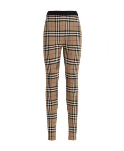 BURBERRY BURBERRY VINTAGE CHECKED SKINNY CUT LEGGINGS