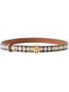 Burberry Vintage-check Print Belt In Neutrals