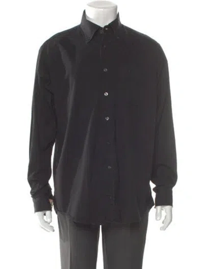 Pre-owned Burberry Vintage Check Long Sleeve Shirt In Black