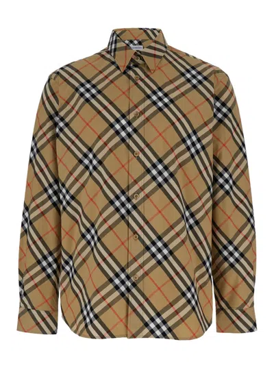 Burberry Vintage Check Long Sleeved Shirt In Multi
