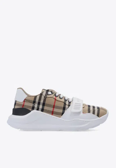 BURBERRY VINTAGE CHECK LOW-TOP SNEAKERS