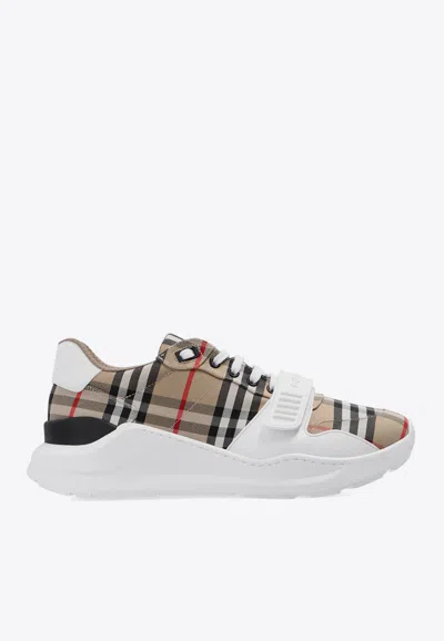 BURBERRY VINTAGE CHECK LOW-TOP SNEAKERS
