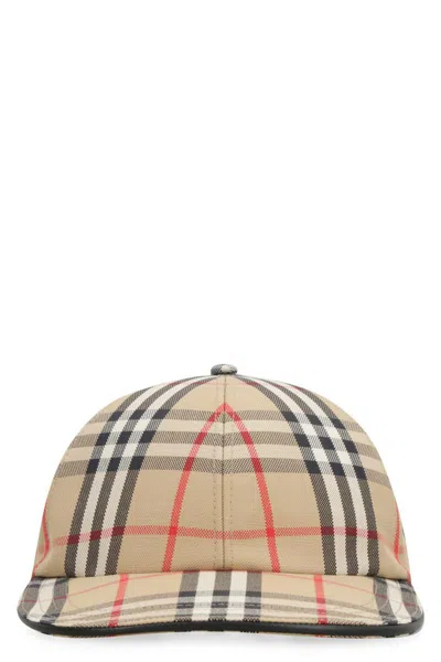 Burberry Vintage Check Motif Baseball Cap
