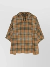 BURBERRY VINTAGE CHECK OVERSIZED HOODED PONCHO