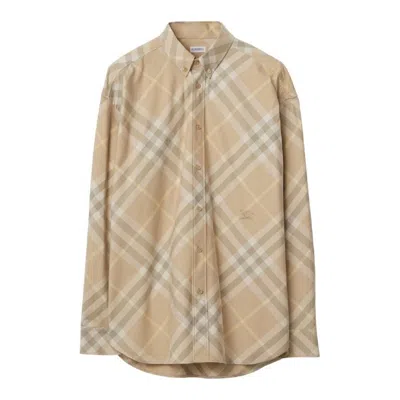 BURBERRY BURBERRY VINTAGE CHECK PATTERN COTTON SHIRT