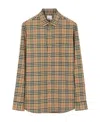 Burberry Simson Vintage Check-pattern Cotton Shirt In Multi