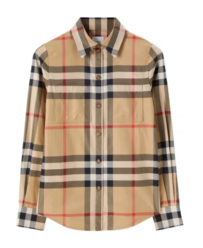BURBERRY BURBERRY VINTAGE CHECK-PATTERN BUTTONED SHIRT