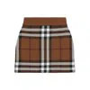 Burberry Exaggerated Check Jacquard Mini Skirt