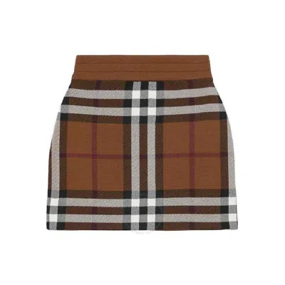 BURBERRY BURBERRY VINTAGE CHECK PATTERN MINI SKIRT