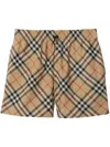Shop Burberry Vintage Check-pattern Shorts In Neutrals