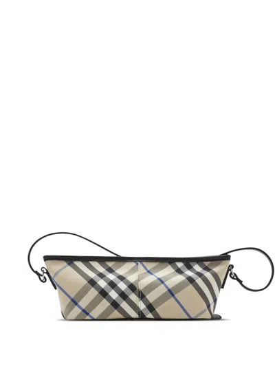 Burberry Schultertasche Mit Vintage Check-muster In Nude