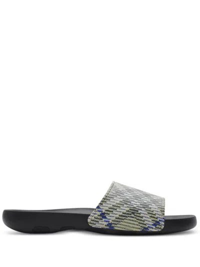 BURBERRY VINTAGE CHECK-PATTERN SLIDES