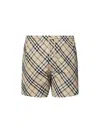 Burberry Vintage Check Pattern Swimsuit In Beige