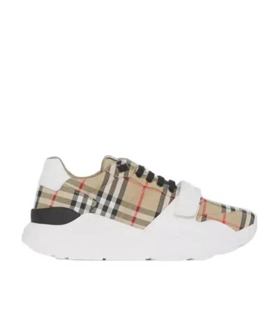 BURBERRY BURBERRY VINTAGE CHECKED PANELLED SNEAKERS