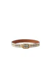 Burberry Vintage-check Print Belt In Brown
