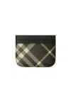 Burberry Vintage-check Print Cardholder In Black