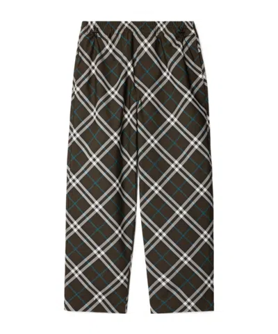 BURBERRY BURBERRY VINTAGE CHECK-PRINTED ELASTICATED WAISTBAND TROUSERS