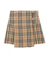 Burberry Vintage Check Wool Kilt In Multi