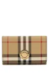 BURBERRY BURBERRY VINTAGE CHECK-PRINTED PRESS-STUD FOLDED WALLET