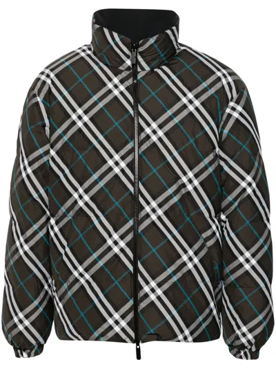 BURBERRY VINTAGE-CHECK PUFFER JACKET