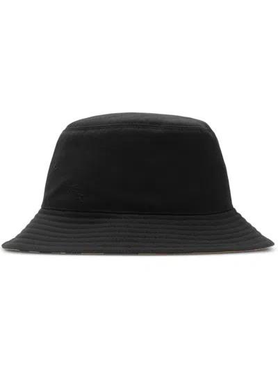 BURBERRY VINTAGE CHECK REVERSIBLE BUCKET HAT
