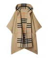 Burberry Reversible Check Cashmere Cape