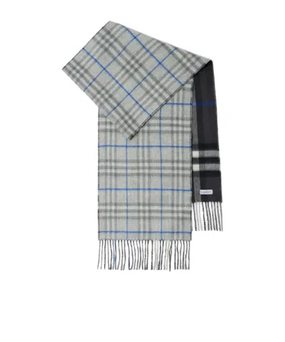 BURBERRY BURBERRY VINTAGE CHECK REVERSIBLE FRINGED SCARF