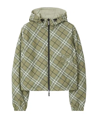 BURBERRY BURBERRY VINTAGE CHECK HOODED REVERSIBLE JACKET
