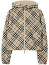 Burberry Vintage Check Reversible Jacket In Nude