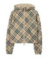 Burberry Vintage Check Reversible Jacket In Nude