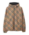 Burberry Reversible Vintage Check Jacket In Nude