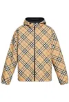 BURBERRY BURBERRY VINTAGE CHECK REVERSIBLE ZIPPED HOODED JACKET