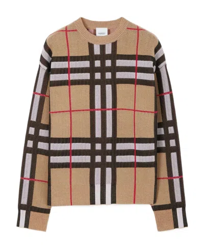 BURBERRY BURBERRY VINTAGE CHECK KNITTED JUMPER
