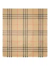 Burberry Versatile Vintage Check Scarf With Fringed Edges In Neutral