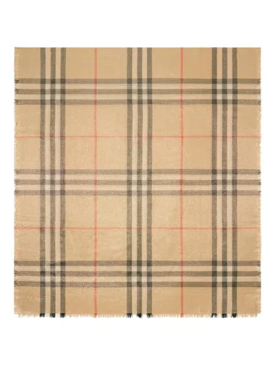 BURBERRY BURBERRY VINTAGE CHECK SAND BEIGE SCARF