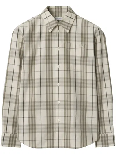 Burberry Vintage Check Shirt In Nude