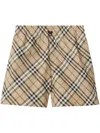 Burberry Vintage Check-print Shorts In Neutrals