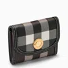 BURBERRY BURBERRY VINTAGE CHECK SMALL WALLET IN COATED CALVAS