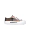 Burberry Tnr Jack Low Sneakers In Neutral