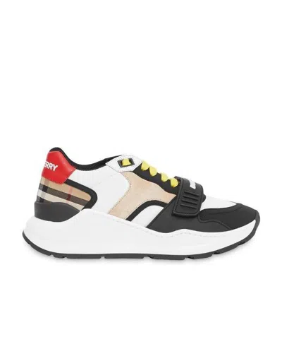 Burberry Vintage Check Sneakers In White