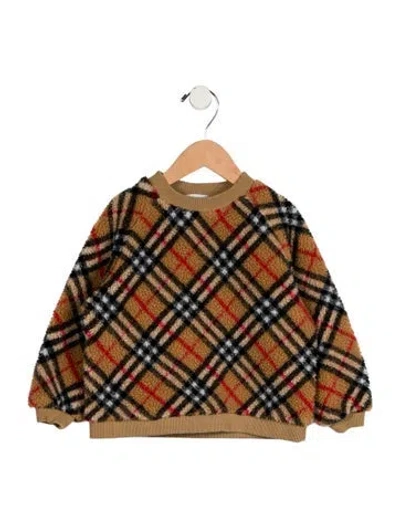 Pre-owned Burberry Babies' Vintage Check Sweater In Multi