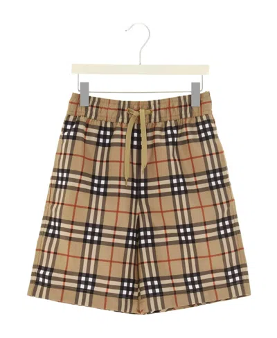 Burberry Vintage Check Swim Shorts In Brown