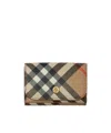 Burberry Vintage-check Wallet In Multicolor
