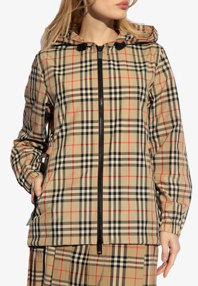 BURBERRY VINTAGE CHECK WATER-PROOF JACKET